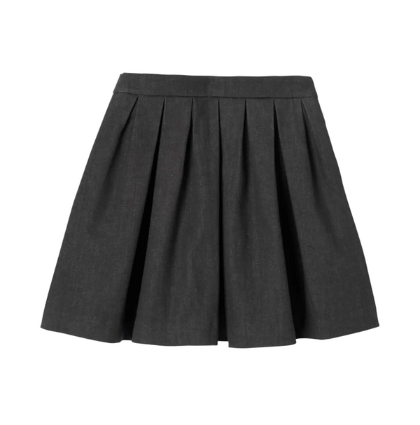Slate Grey Elliot Embroidered Detail Skirt