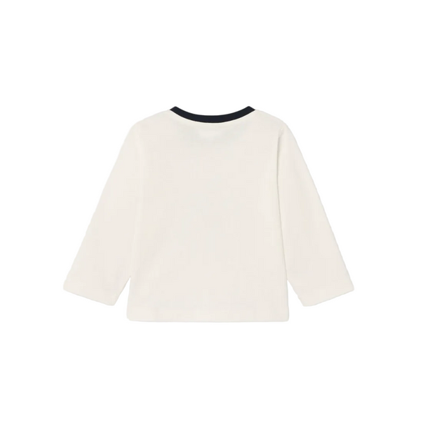 White Libellule Dog On Scooter Tee
