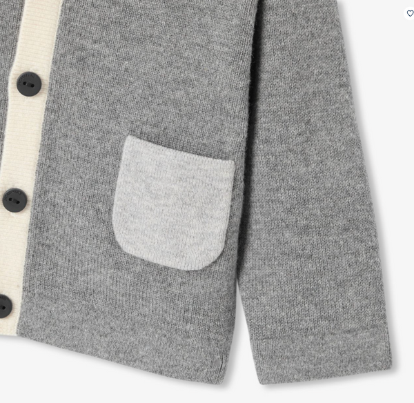 Charcoal Gray Nefle Cardigan