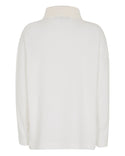 White Long Sleeves Polo Shirt
