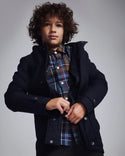 Navy Blue Urban Gotham Coat