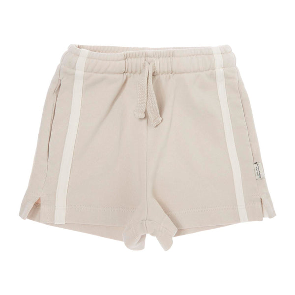 Beige Fleece Shorts