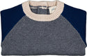 Grey and Navy Baby Rupert Sweater