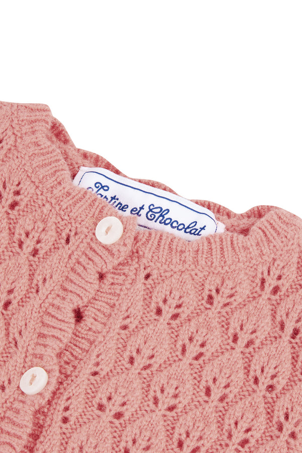 Baby Rose Crochet Cardigan