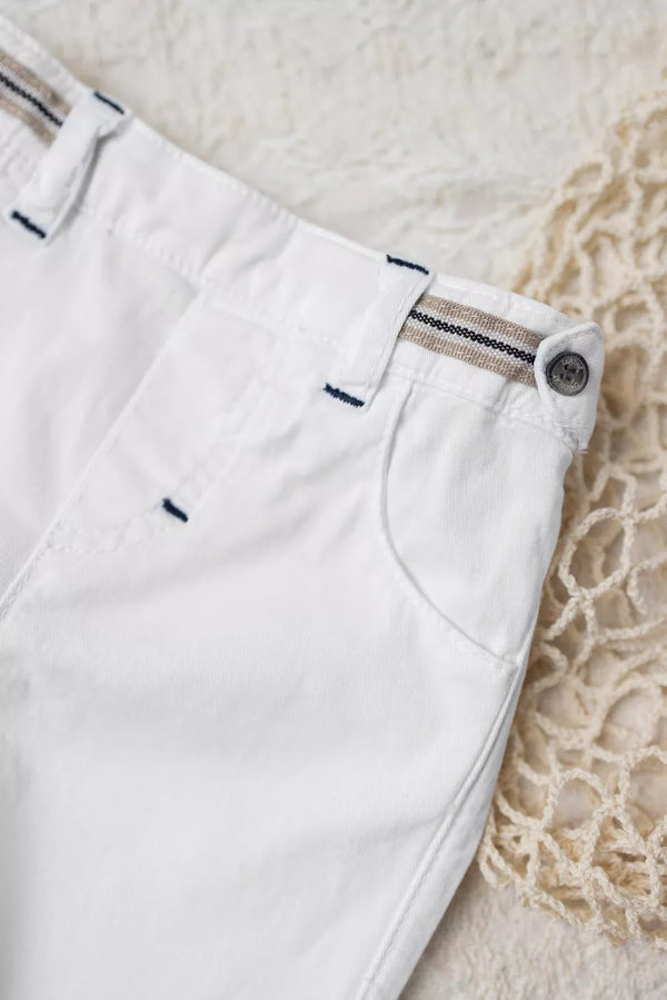 TAR Cotton White Baby Pants