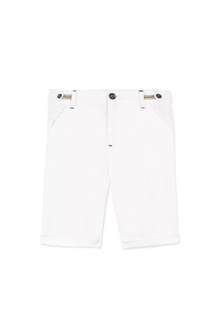TAR White Chino Shorts