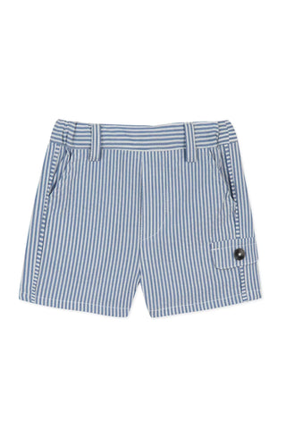TAR Lava Blue Stripe Baby Shorts