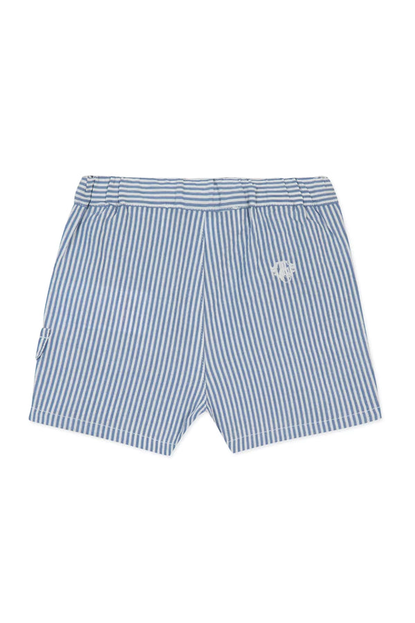 TAR Lava Blue Stripe Baby Shorts
