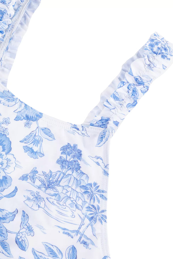 TAR Blue Print Swimsuit
