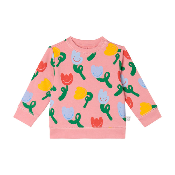 Pink Baby Tulip Crewneck