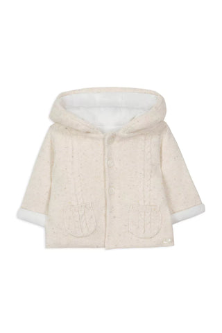 TAR Ivory Jacket with Cable Trim