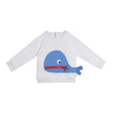 White Baby Whale Crewneck
