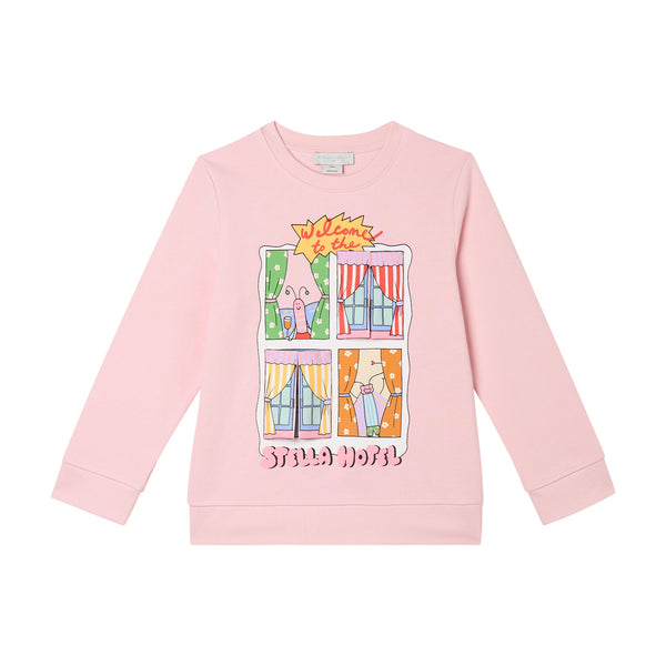 Pink Stella Hotel Crewneck