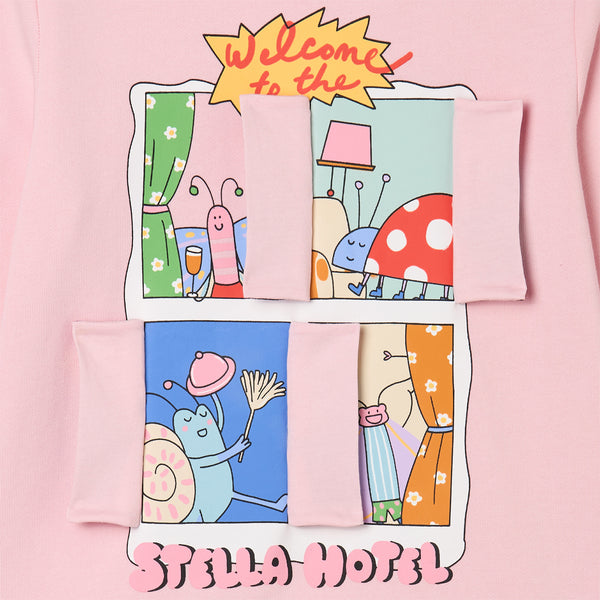 Pink Stella Hotel Crewneck