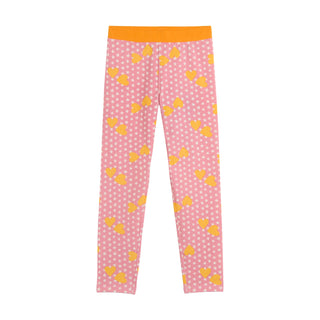 Pink and Orange Ditzy Star Legging