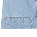 Blue Denim Logo Skirt
