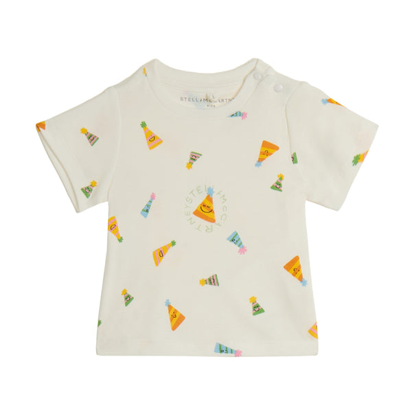 White Baby Party Hat Tee