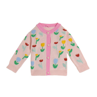 Pink Tulip Knit Cardigan