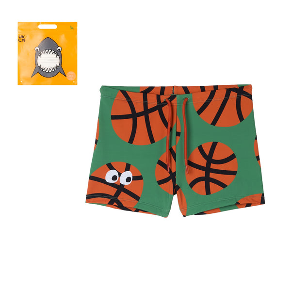 Green Basketball Swimshort
