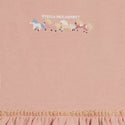 Baby Light Pink Horse Embroidered Fleece Dress