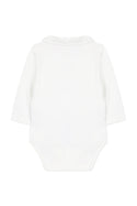 White Collar Baby Bodysuit