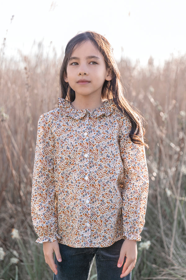 Cinnamon Floral Tunic