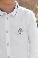 White Emblem Shirt