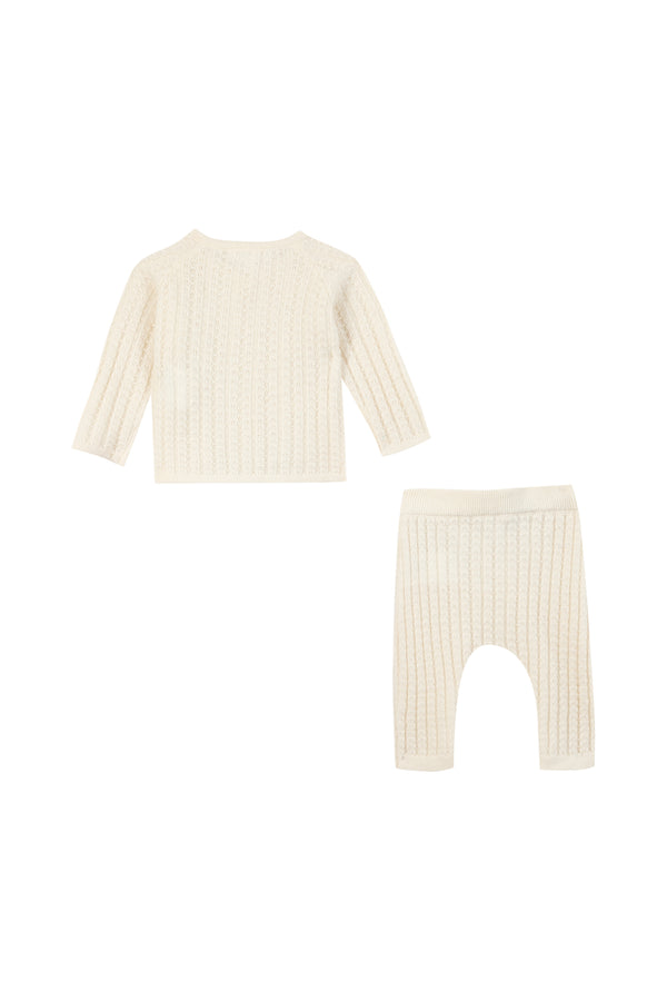 Mother of Pearl Unisex Knit Baby Ensemble