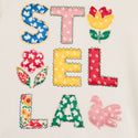 White Stella Patches Crewneck