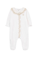 White Baby Cotton Footie