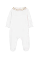 White Baby Cotton Footie