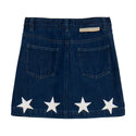 Navy Denim Stars Skirt