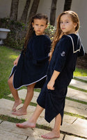 Navy Terry Sailor Robe