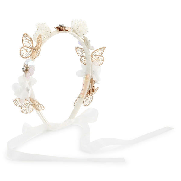 Ivory Ceremony Flower Headband