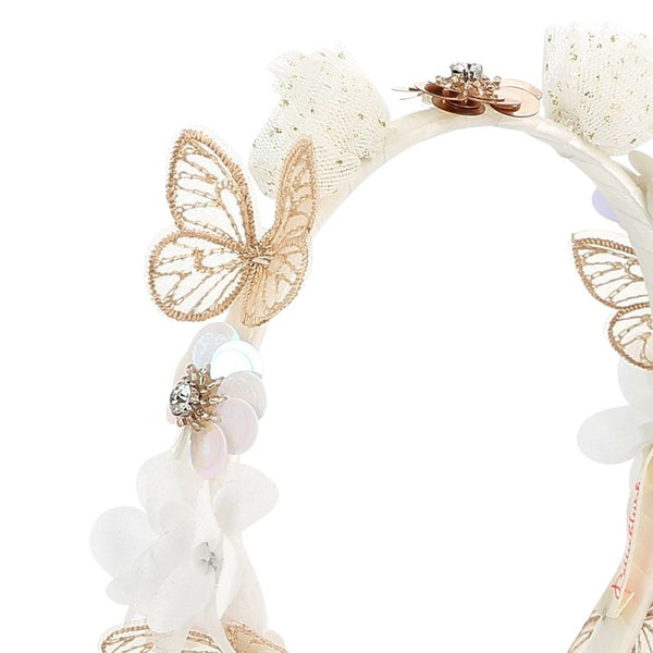 Ivory Ceremony Flower Headband