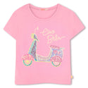 Pink Scooter Graphic Tee