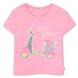 Pink Scooter Graphic Tee