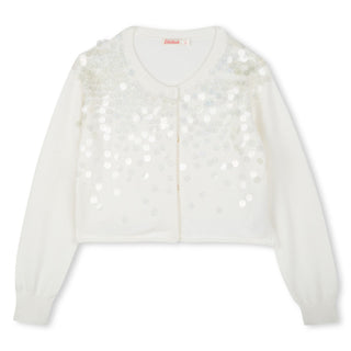 Ivory Ceremony Sequin Cardigan