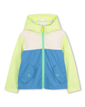 Multicolor Colorblock Raincoat