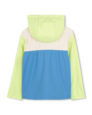 Multicolor Colorblock Raincoat