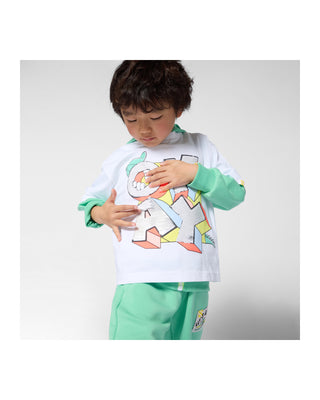 White Okay Comic Tee
