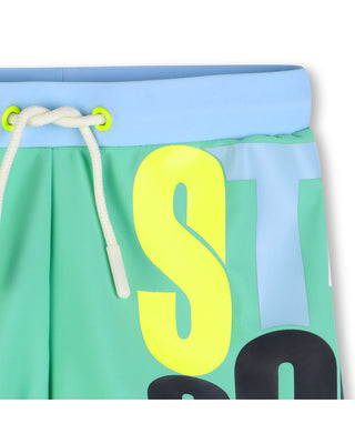 Green Stay Cool Swim Trunks