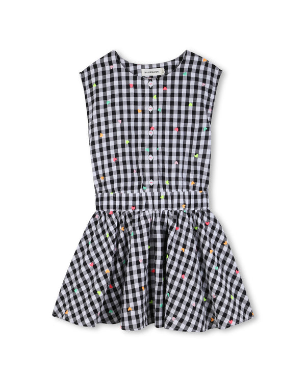 Black and White Gingham Heart Dress