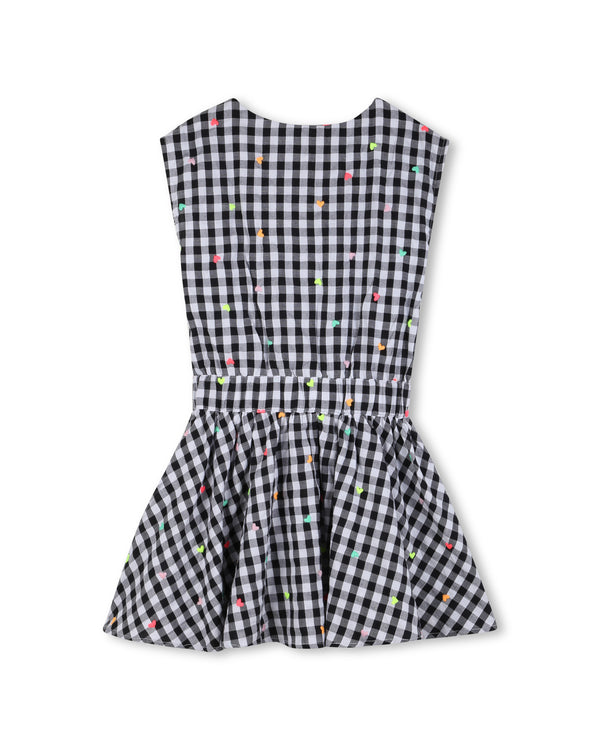 Black and White Gingham Heart Dress