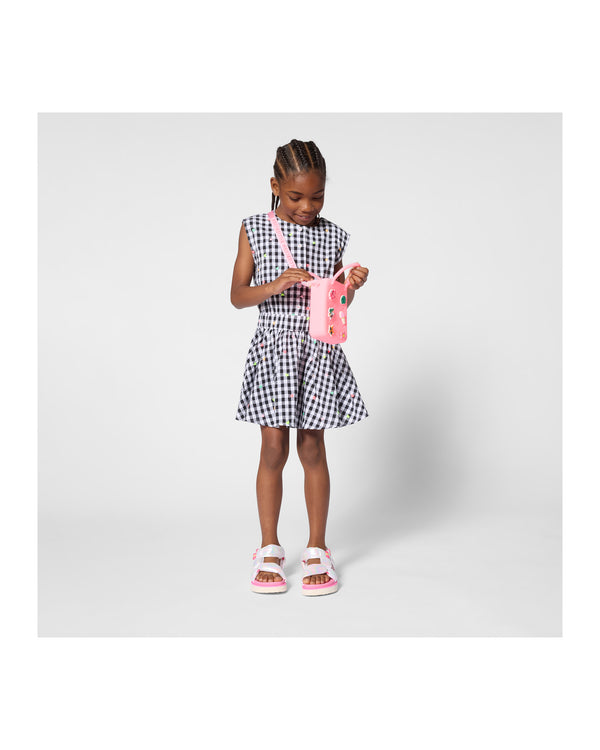 Black and White Gingham Heart Dress