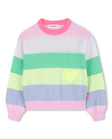 Multicolor Striped Knit Sweater