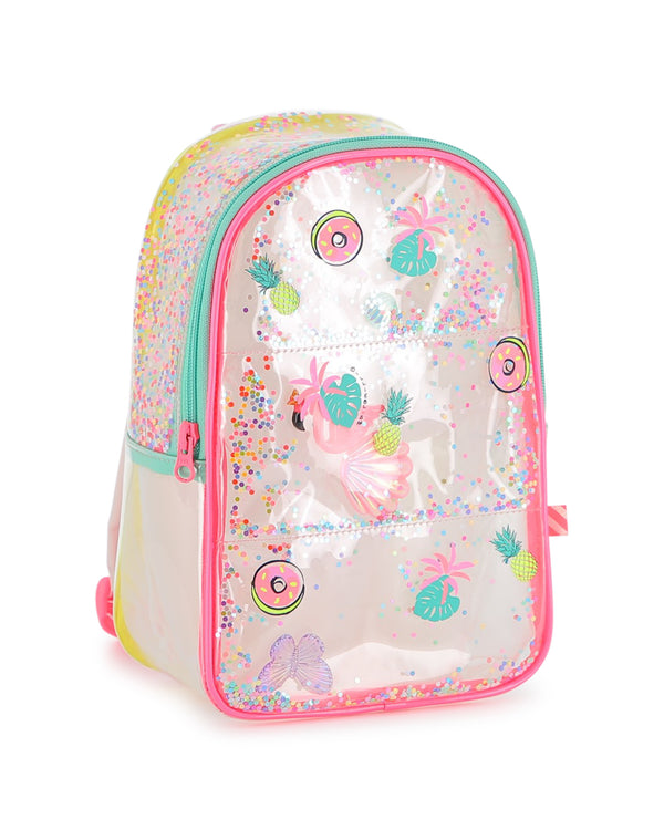 Clear Confetti Mini Backpack