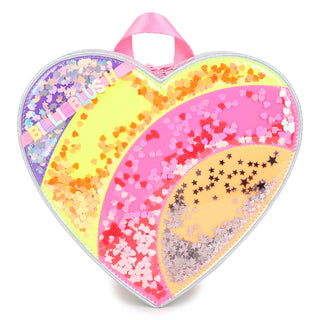 Multicolor Small Heart Backpack