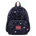 Navy Sequin Charm Backpack