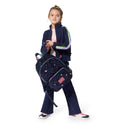 Navy Sequin Charm Backpack